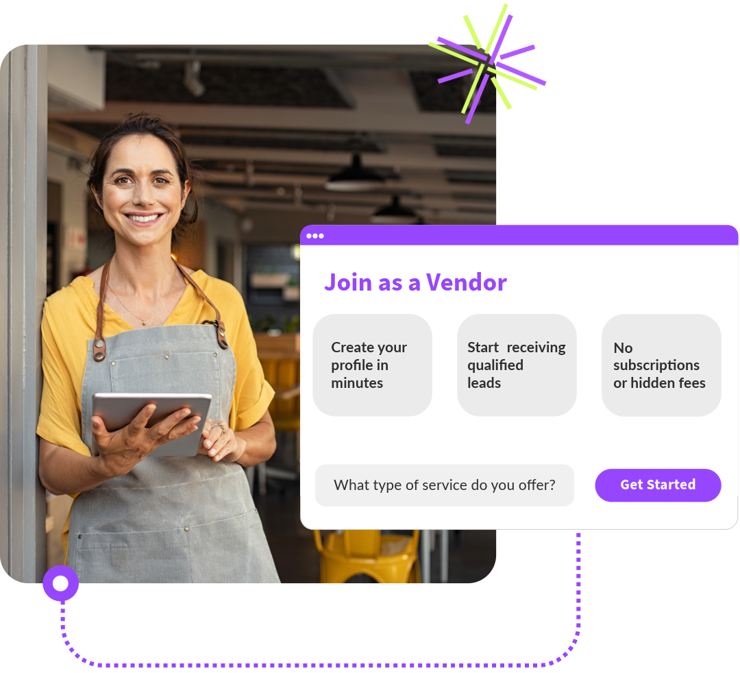 Build your vendor profile